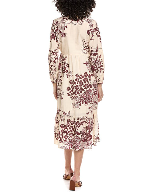 Johnny Was Aquijio Dress Beige XS 3