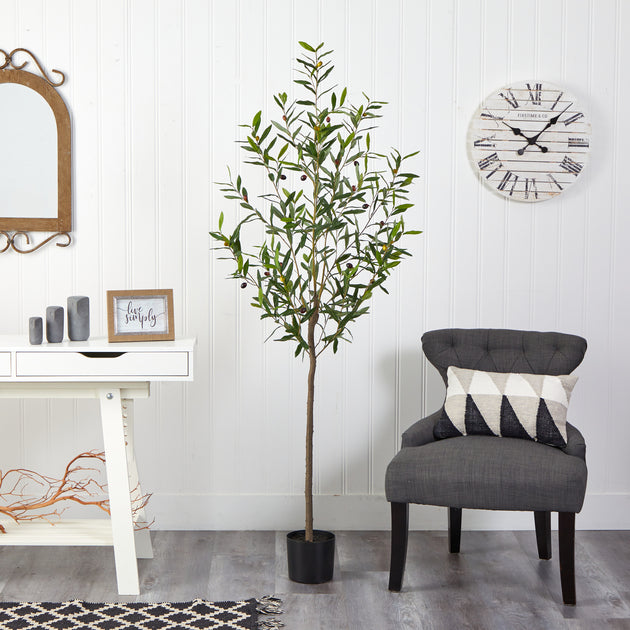 Hivvago Artificial Olive Tree Green 6ft 4