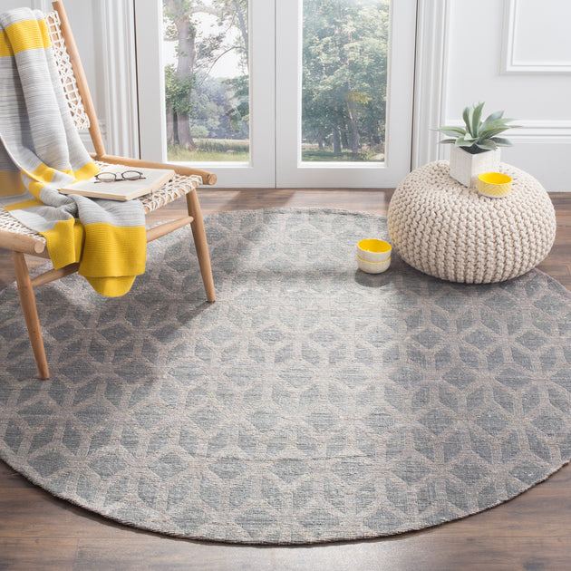 Safavieh Cape Cod handgefertigter Teppich, Grau / Gold 4
