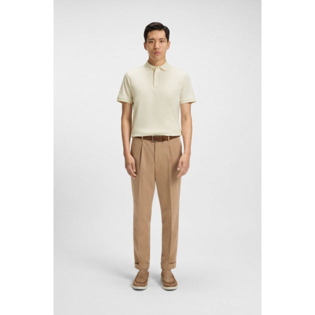Boss Regular-fit Polo Shirt Beige Small 3