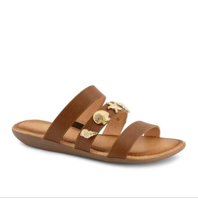 Andrea Women Sandal Brown US 8 2
