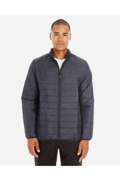 CORE365 Prevail Packable Puffer Jacket Blue Medium 4