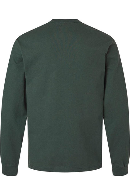 BELLA + CANVAS Heavyweight Long Sleeve Tee Grey Medium 3