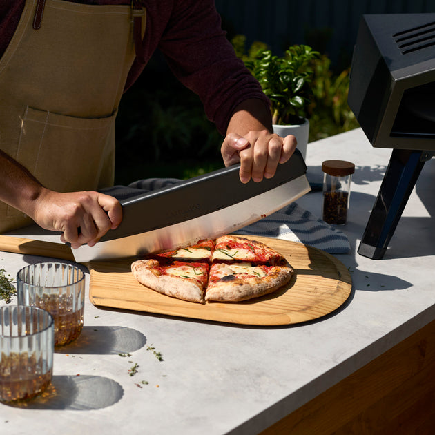 ZWILLING BBQ+ Edelstahl Wiegemesser für Pizza silber 3