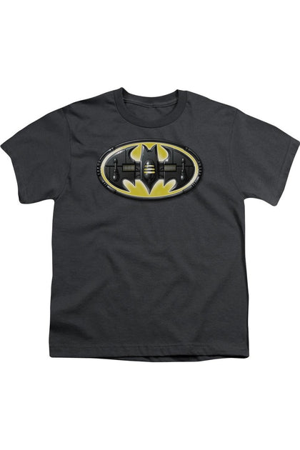 Gildan Batman Bat Mech Logo T-Shirt Schwarz Medium 2