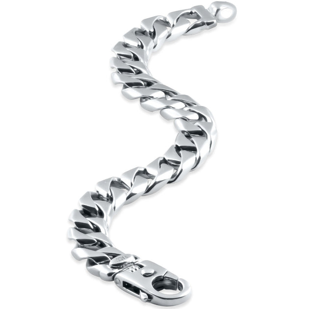 Pompeii3 Curb Link Bracelet Silver 8.5in 4