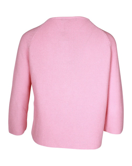 Weekend by Max Mara Rundhals Strickpullover Pink XS 4