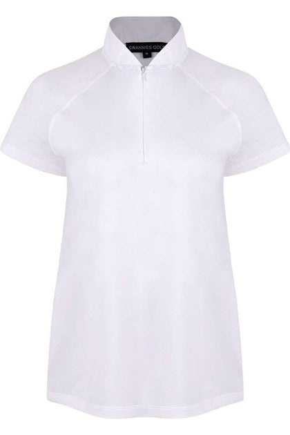 Swannies Quinn Polo White Medium 3