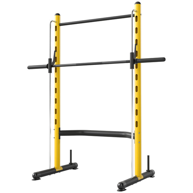 Hivvago Squat Rack with Pull Up Bar and Adjustable Bench 4