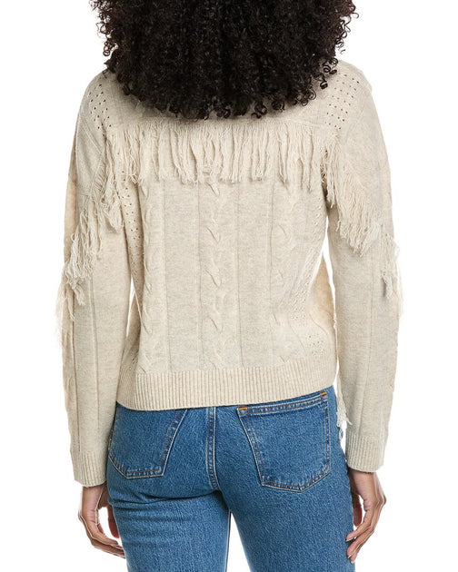 Pull Brodie Cable Fringe Polo Marron Small 3