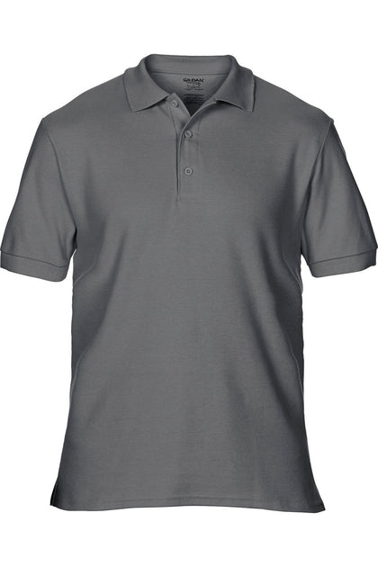 Gildan Men Sport Double Pique Polo Shirt Grey Small 2