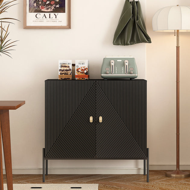 Streamdale Sideboard Cabinet Black 3