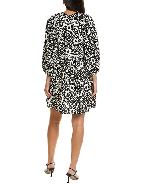 Maison Maar Mini Kleid Weiß Small 3