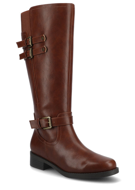 Journee Collection Sonny Knee High Boot Brown US 8.5 2