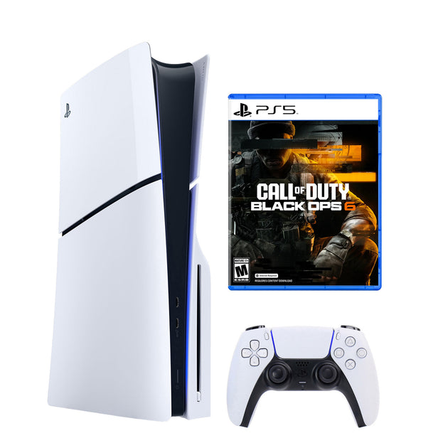 Sony PS5 Slim Core Console Blanche avec Black Ops 6 2