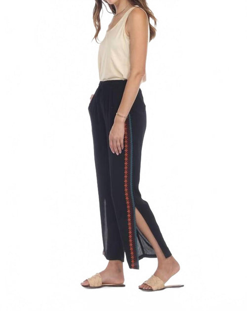 PAPARAZZI Crinkled Pull On Pant Black Medium 4
