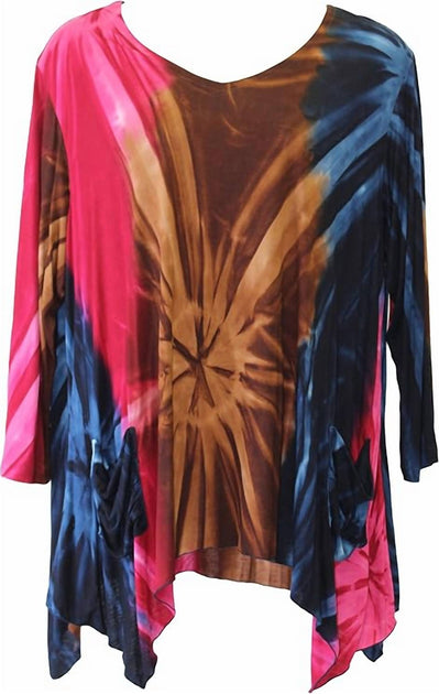 Ivy Reed Starburst Pocket Tunic Multi 3X 2