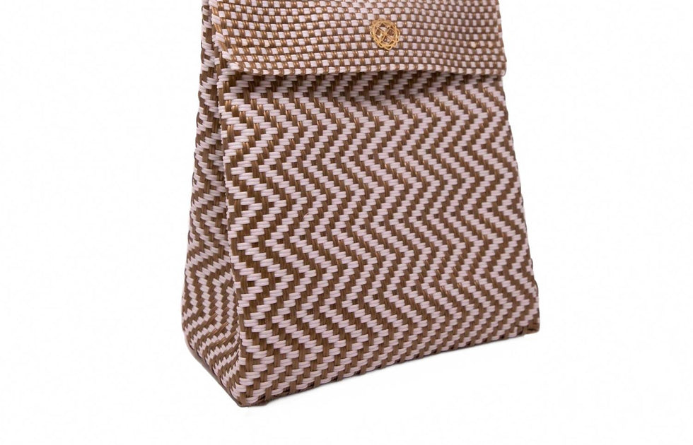 Lola's Bag Chevron Backpack Black One Size 4