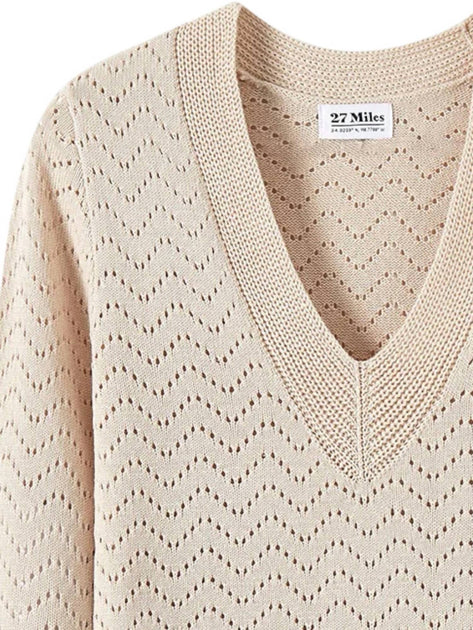 27 Miles Malibu Suzan Pull Col V Beige Small 3