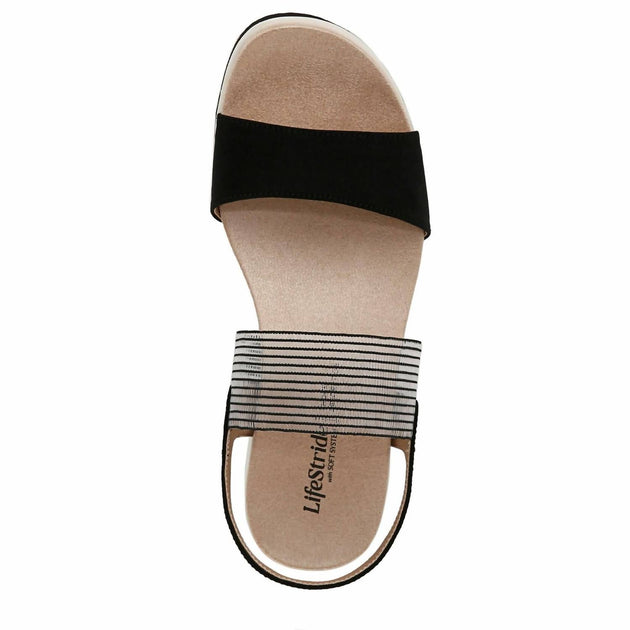 LifeStride Zing Sandal Black US 8 4