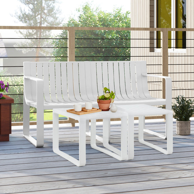 Hivvago Bench Blue/White 4