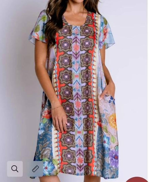 Johnny Was Olenah Slip Dress Multi Large 2