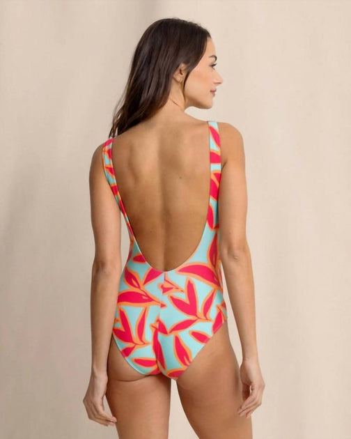Southern Tide Garden Glory One Piece Swimsuit Multi Large 4