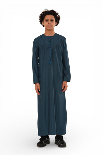 Jungen blaue marokkanische Jubba Robe - ab 6 Jahren 2