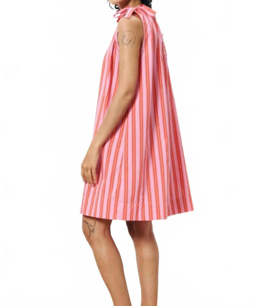 FRNCH Aelia Dress Pink Large 3
