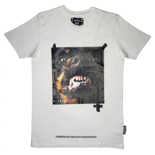 Blessed Men's Bite T-Shirt White Small 2