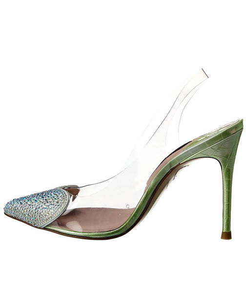 Sophia Webster Amora Slingback Pump Silver EU 38.5 3
