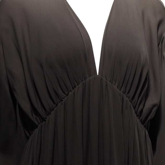 The Row Sasha Gathered Midi Dress 3