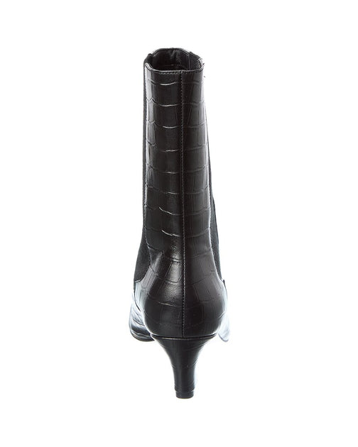 Reiss Mina Leather Chelsea Boot Black EU 37 4