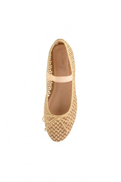 Chinese Laundry Audrey Ballet Flat Beige US 10 3