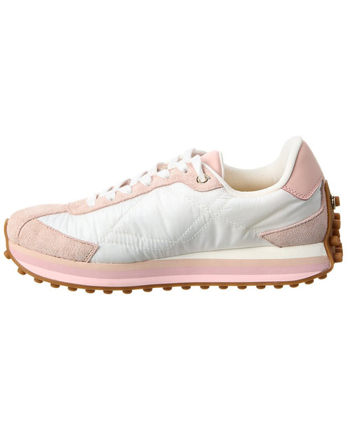 Salvatore Ferragamo Ferragamo Iggy Nylon & Suede Sneaker