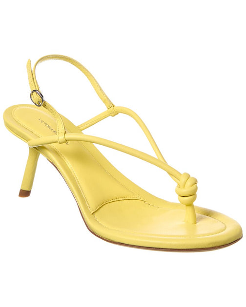 Victoria Beckham Leather Sandal Yellow EU 38 2