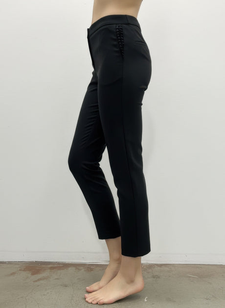 TRUEDAMES Zac & Rachel Solid Ankle Pants Blue US 16 3