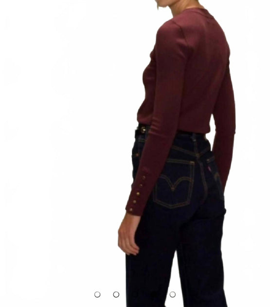 Nation LTD Maxine Top Red Medium 4