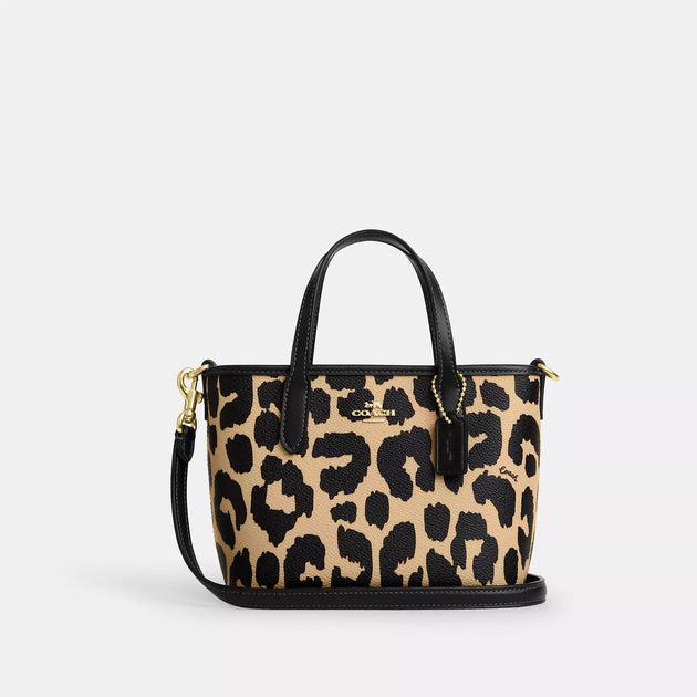 Signature Canvas Coach Outlet Leopard Tote Willow Tote 24 With