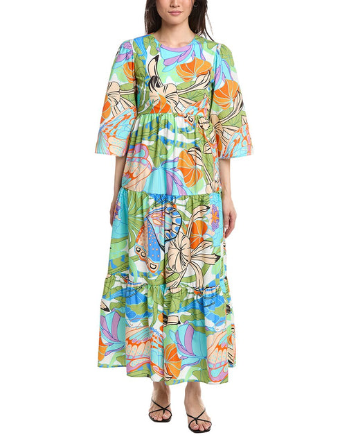 Flora Bea NYC Jimmi Maxi Dress Multi XSmall 2
