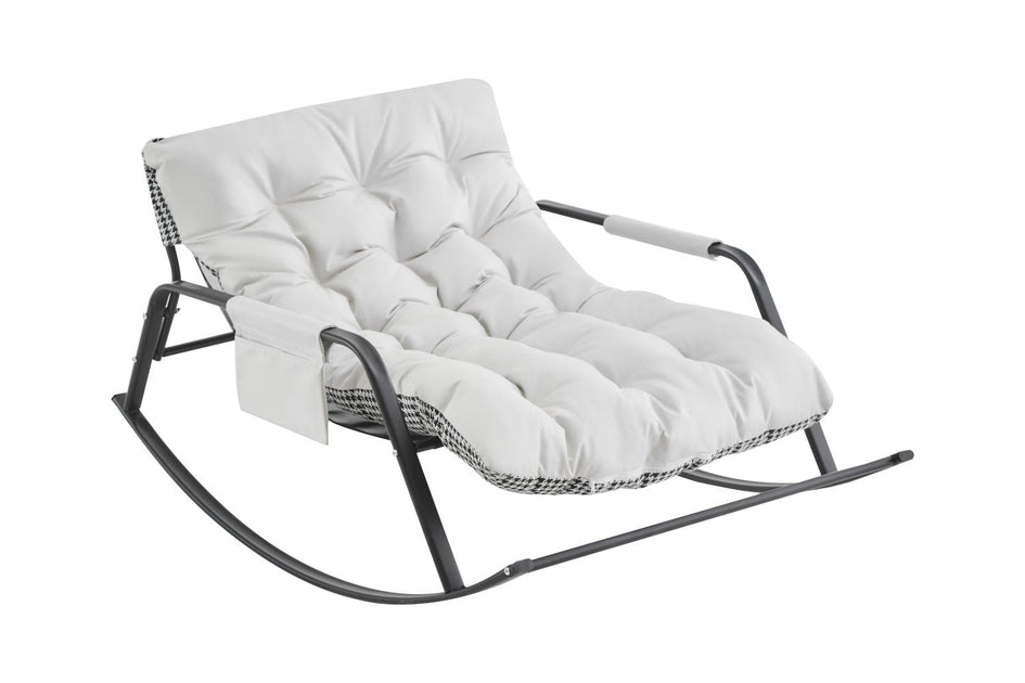 AGAHOME Samba Rocking Chair White 4