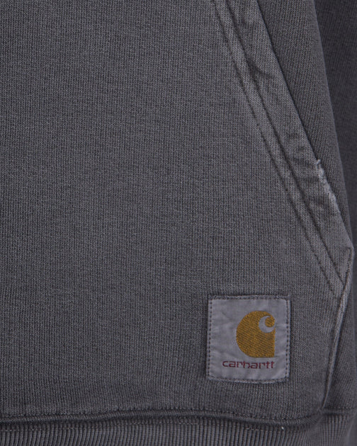 Carhartt WIP Hooded Torion Sweatshirt Grey Small 4