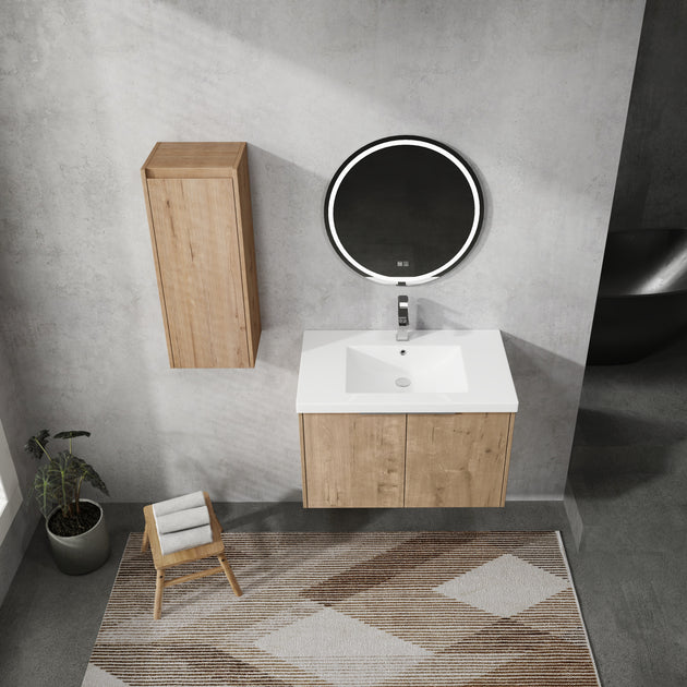 Streamdale 30in Wall-Mounted Vanity White 3