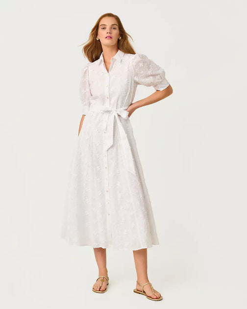 Lilly Pulitzer Larkyn Midi Shirtdress Multi US 2 3