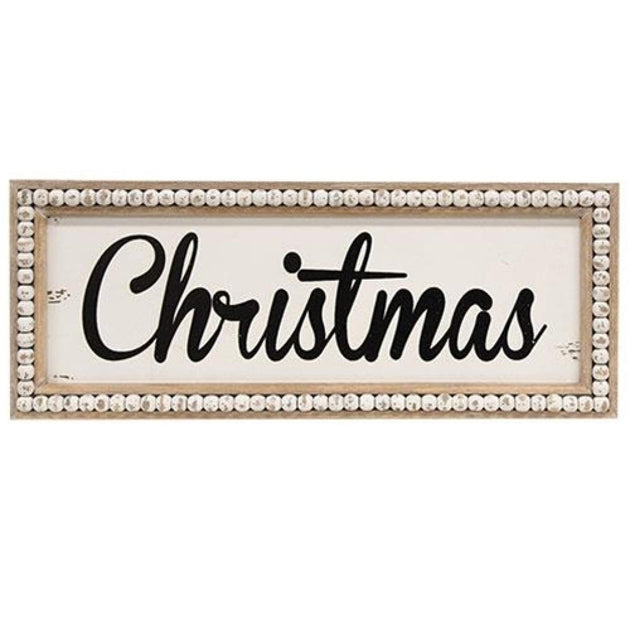 Panneau de Noël à Perles Usé Hivvago 3