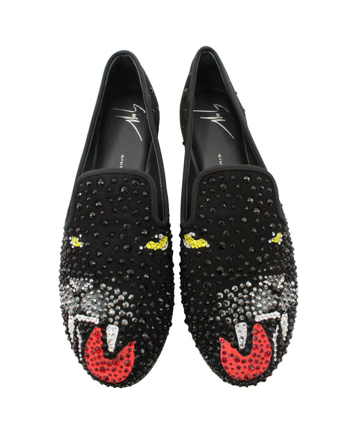 Giuseppe Zanotti Panther Loafers Black EU 35 4