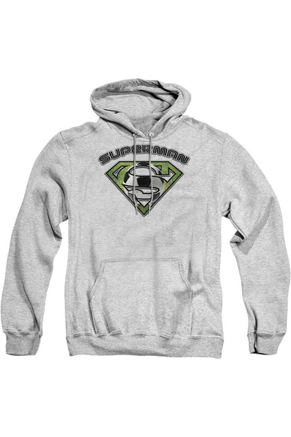 Gildan Superman Soccer Shield Kapuzenpulli Grau XXX-Large 2