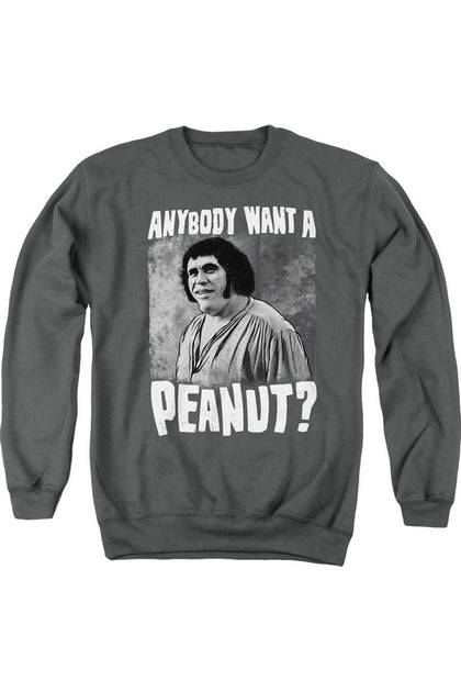 Gildan Princess Bride A Giant Snack Crewneck Sweatshirt Grey Medium 2