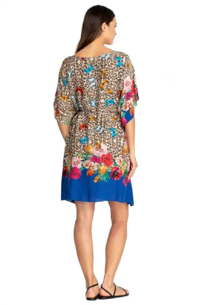 Johnny Was Fleur Kaftan Dress Multi XL 4