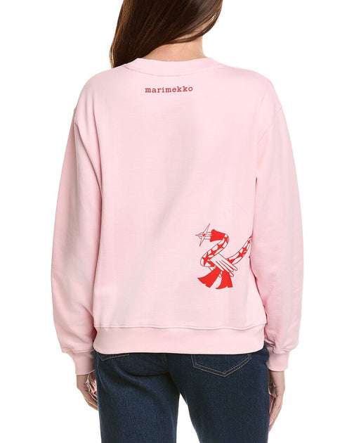 Marimekko Leiot Sweatshirt Pink XS 3